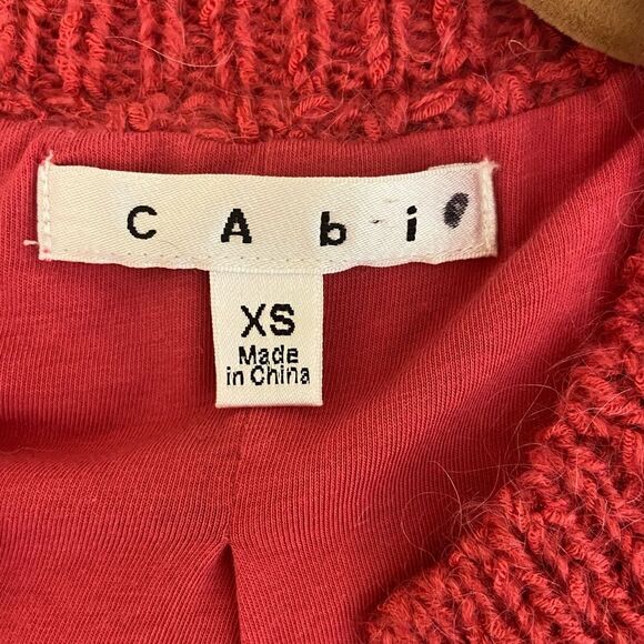CABI #620 - Mohair Blend Chunky Full Zip Cardigan Sweater - Women's size XS - Picture 3 of 6